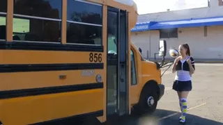 Bully Gets Wedgies on the School Bus