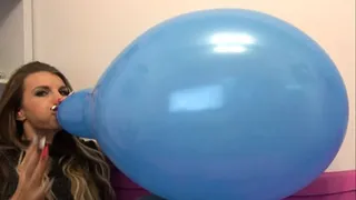 Freehand Blowing up XL-Balloon