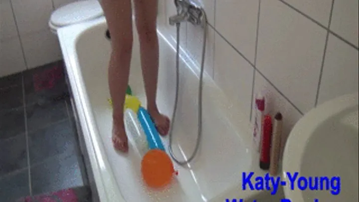 Katy makes some water pop