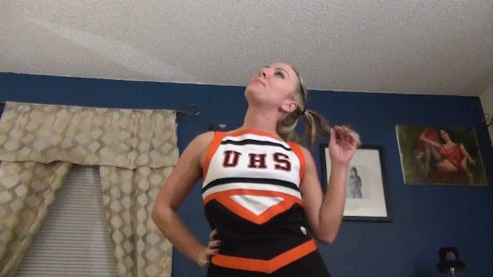 Cheerleader Dre Hazel Footjob On Bother