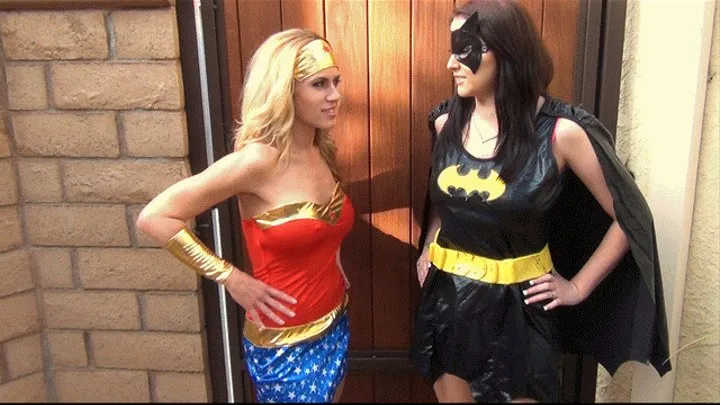 Wonder Woman & Batgirl Drains Villans Powers With Foot Job