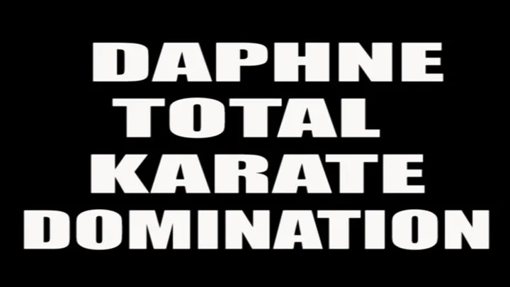 Daphne total karate domination