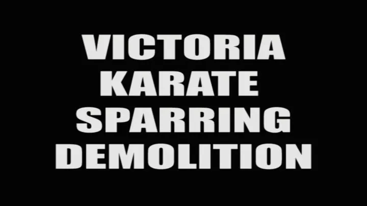 Victoria karate sparring demolition
