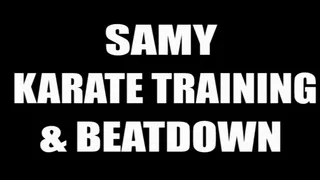 Samy karate training beatdown