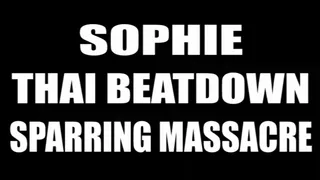 Sophie thai beatdown sparring