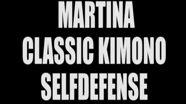 Martina classic kimono selfdefense