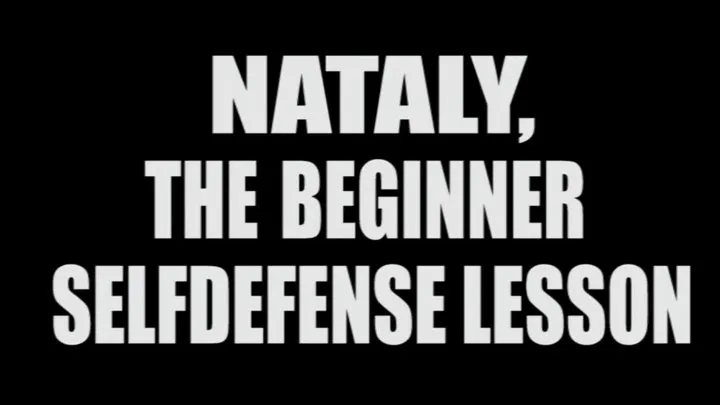 Nataly, the beginner selfdefense lesson