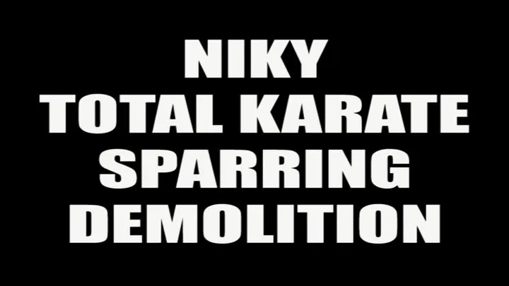 Miky total karate sparring demolition