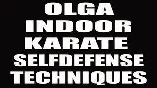 Olga indoor karate selfdefense techniques