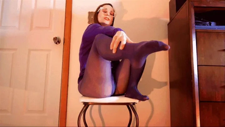 Purple Pantyhose JOI