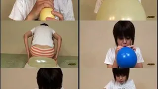 Balloon Popping with her Cute Ass! - Full version - OYVD-100