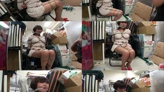 Useless Slut Tied and Stocked Inside Storage Room! - Full version - DKS-046