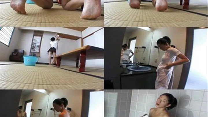 Bound to Do Household Chores Takes a Shower! - Full version - KG-006 (High Quality - )