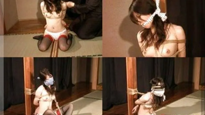 Naked And Bound Against Wooden Column - Full version (Faster Download - )