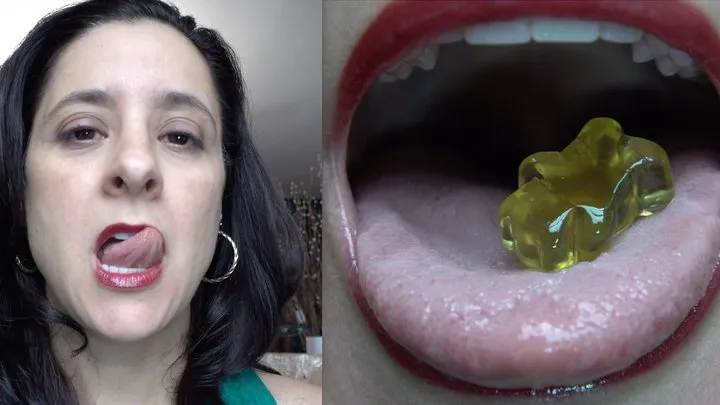 GUMMI BEAR VORE - Jamie Daniels, Vore, Gummi Bears, Mouth, Tongue, Teeth, Chewing, Swallowing