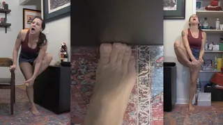 BLINDING TOE STUBS - Jamie Daniels, Stubbing, Crushed Toe, Toe Pain, Hopping, Barefoot