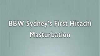 BBW Sydney's First Hitachi Masturbation