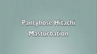 BBW Pantyhose Hitachi Masturbation