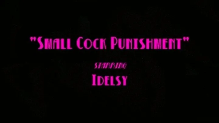 Small Cock Punishment