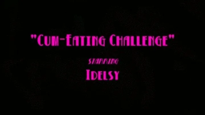 Cum-Eating Challenge