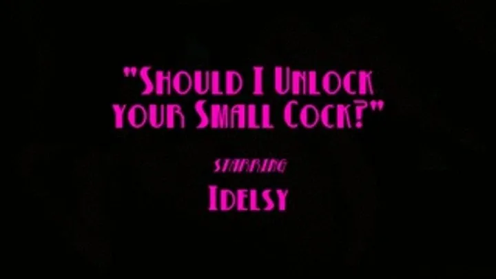 Should I Unlock Your Small Cock?