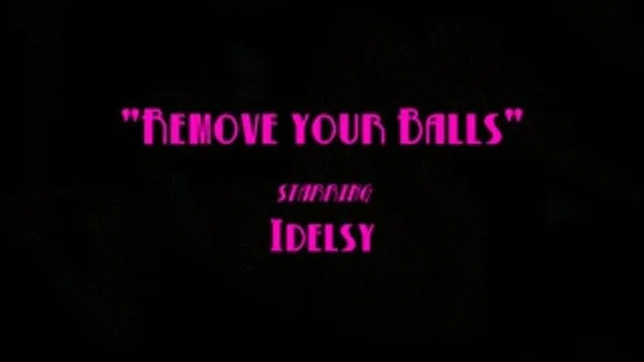 Remove your Balls