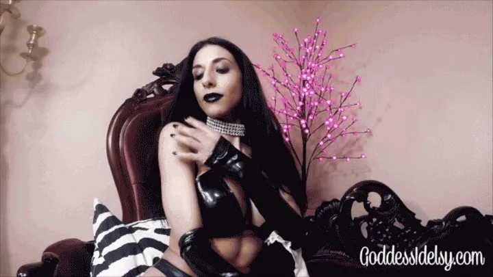 Gothic Goddess Smoking