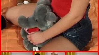 Plushies and tits playing