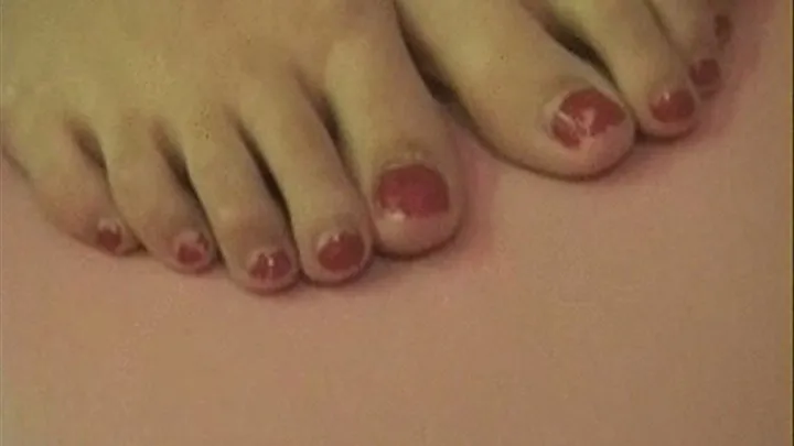 Polishing Her Toe Nails - Part 1