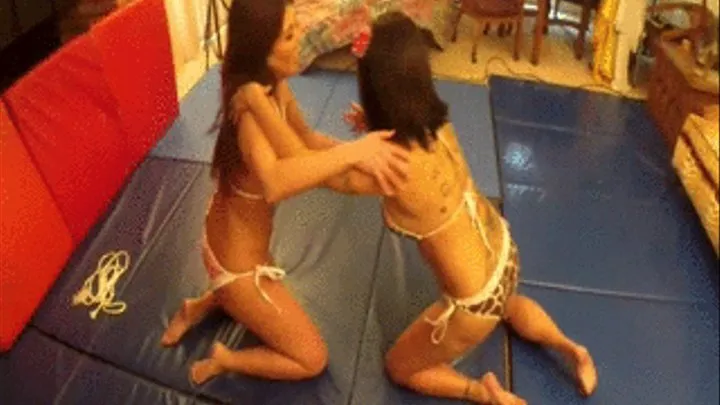 Akira Lane v. Nicole Oring Bondage Tickle Wrestling Ipod