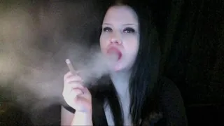 MsDeathBee- Inhaling a Cigar