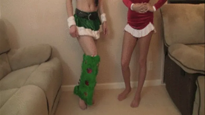 Moxxy Minx & Cheyenne do the bump to holiday song - mac