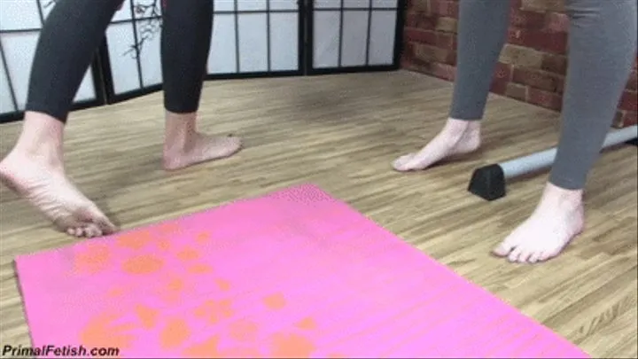 Lily Rader and Sierra Nicole - Dirty Yoga Foot Worship