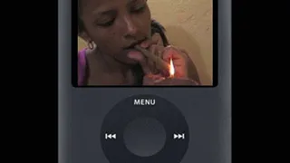 Smoking on the phone