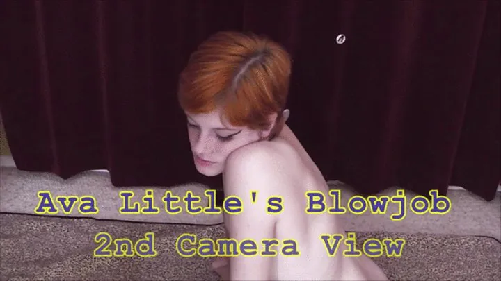 Ava Little BJ w Cumswallow 2nd Camera