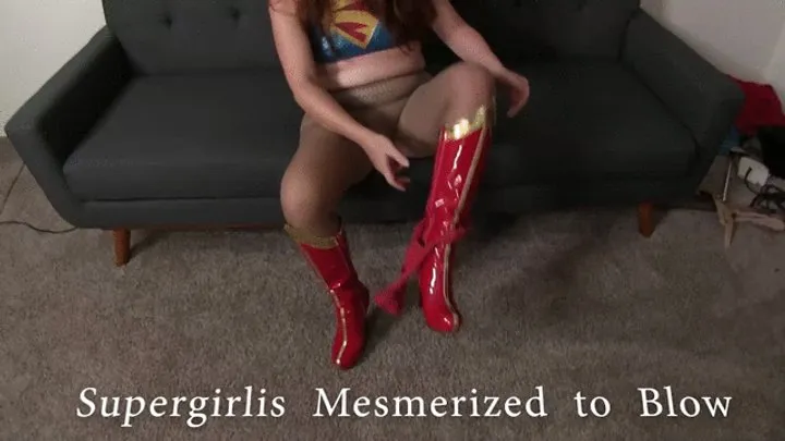 Supergirl is mesmerized to suck cock 1