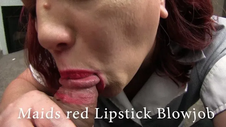 Evangelines Red Lipstick Blowjob 4