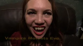 Evangeline gets bitten turned by the hungry male Vampire