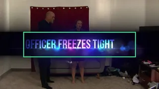 Officer Gets Frozen Stuck