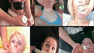 Gagged Compilation 01 (Anna Tina Gisy )