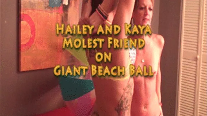 @haileyyoungxxx gets slut in training to fuck bf's best friend on giant beach ball - different view