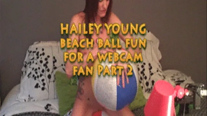 Hailey's Bedroom Beach Ball Bouncing and Popping Part 2