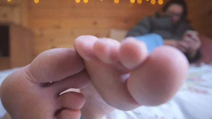 Feet in slo-mo