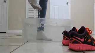 Squishy, Wet Sneakers