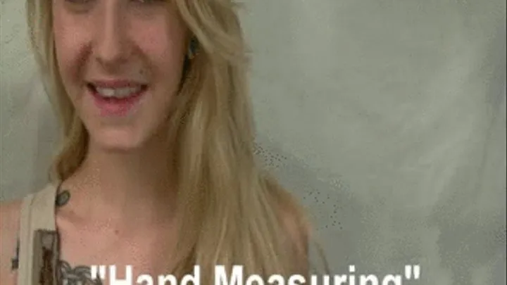 Hand Measuring