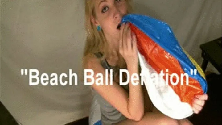 Beach Ball Deflation