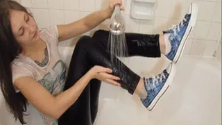 Skinny Jeans & Converse Wetlook