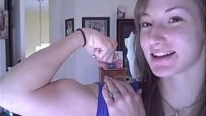 Becky Biceps Flexing Video 1