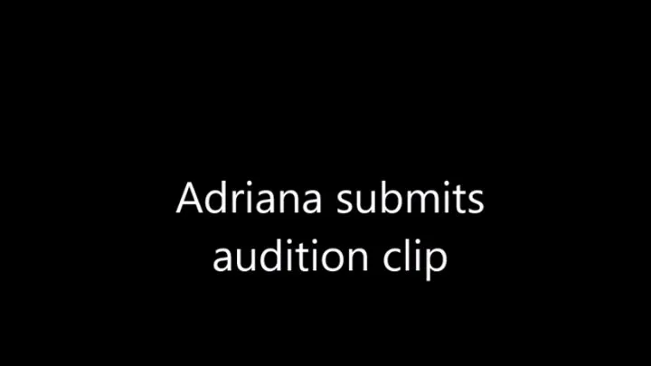 Adriana's Interview Audition Video