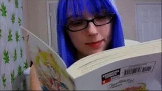 Face Close-up As I Read Manga